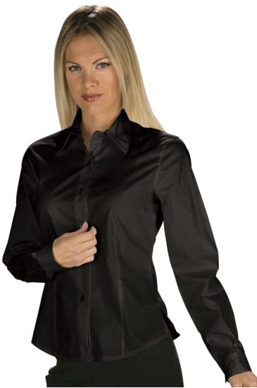Stretch Tenerife shirt Black Isacco