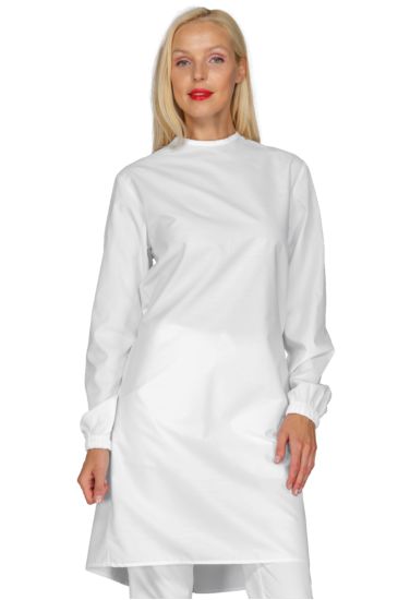 CAMICE MONOUSO UNISEX PROTECTION IN TESSUTO LAVABILE Bianco Isacco