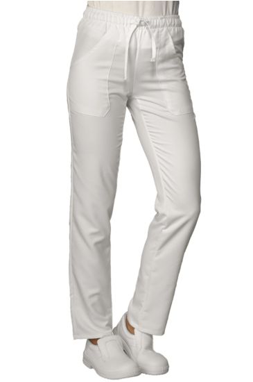 Trousers with elastic White Isacco