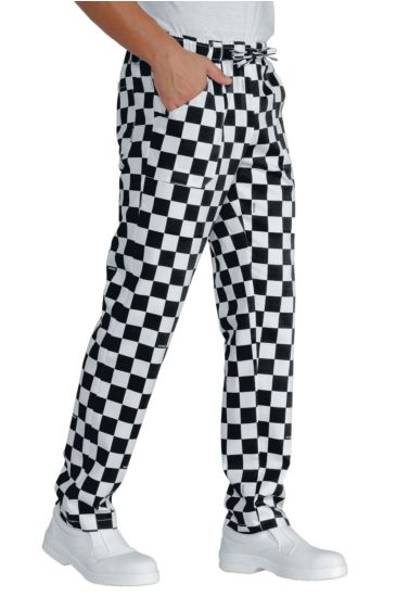 Trousers with elastic Chess Isacco