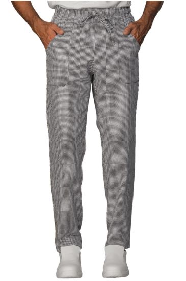 Trousers with elastic Houndstooth Isacco