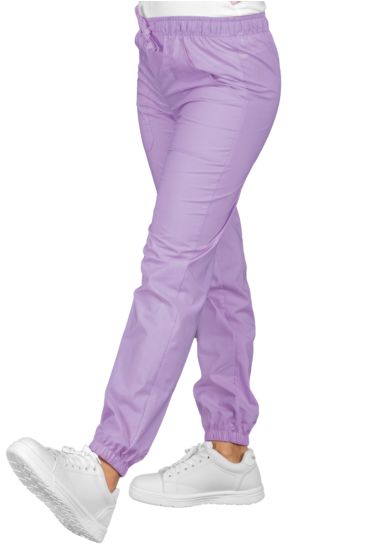 Pantagiaffa trousers with elastic Lilac Isacco