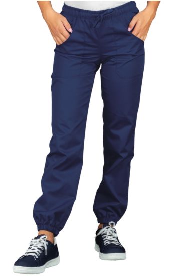 Pantagiaffa trousers with elastic Dark Blue Isacco