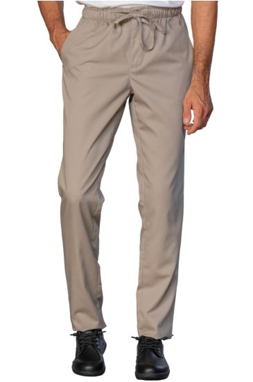Unisex slim zip trousers Turtledove Isacco