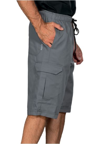 GREY CARGO SHORTS Grey Isacco