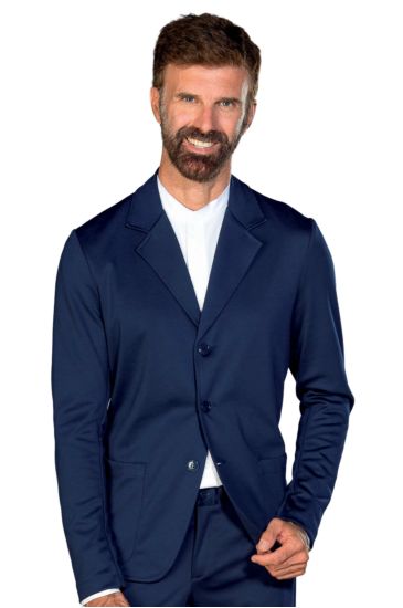 GIACCA SPRINGFIELD JERSEY MILANO BLU Blu Isacco