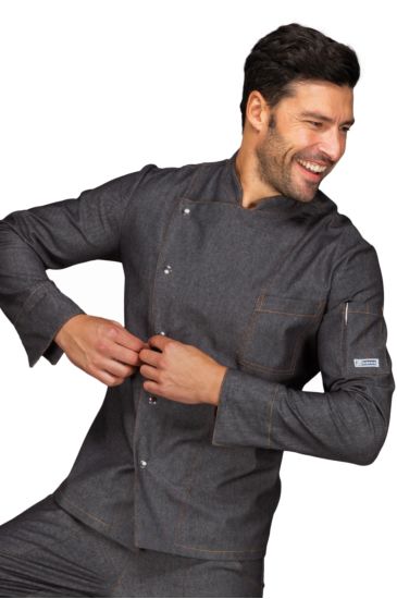 Belfast chef jacket Black Jeans Isacco