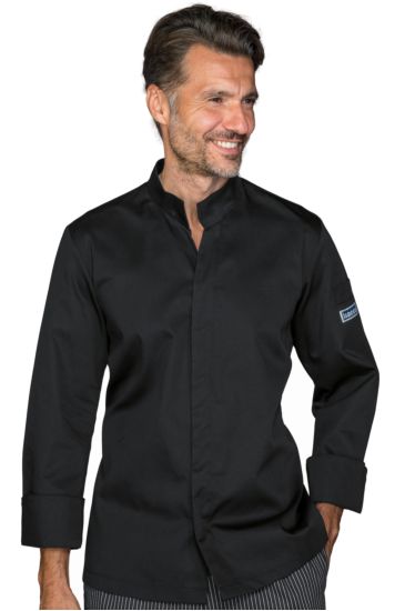 SINCLER BLACK CHEF JACKET 3XL Black Isacco