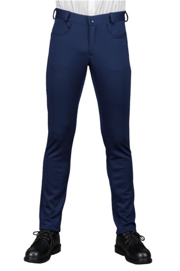 Yale slim trousers Dark Blue Isacco