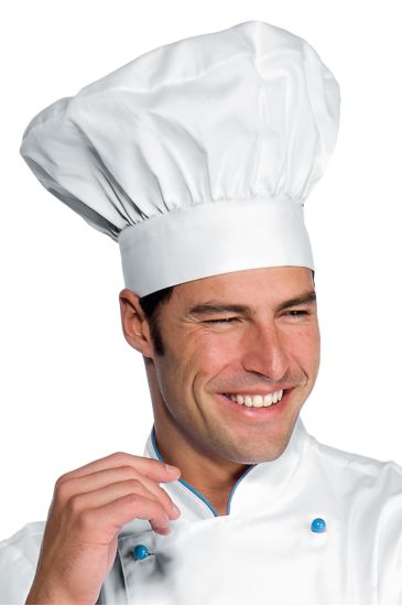 Chef hat White Isacco