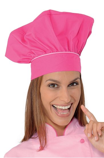 Chef hat Fuchsia+pink Isacco