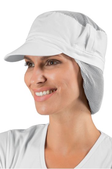 CAPPELLO CHARLY CON RETE EXTRA BIANCO Bianco Isacco