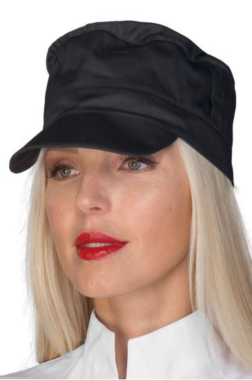 CAPPELLO CHARLY CON RETE NERO Nero Isacco