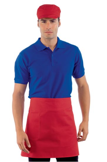 GREMBIULE VITA CM 70X46 C/TASCA ROSSO Rosso Isacco
