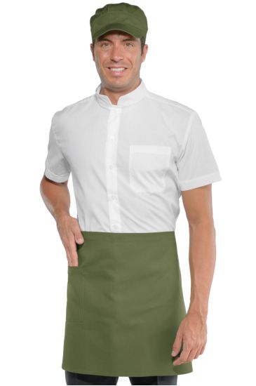 Waist apron cm 70x46 with pocket Green Army Isacco