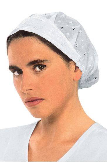 Woman white bonnet White Isacco