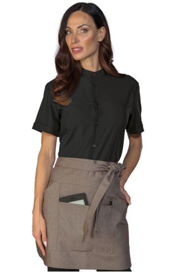 Rouen Apron 71x48 cm Stone Mud Isacco