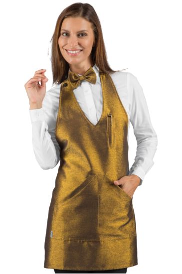 Bistro apron Golden Lurex Isacco