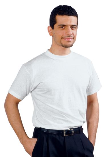 Crew-necked T-shirt White Isacco