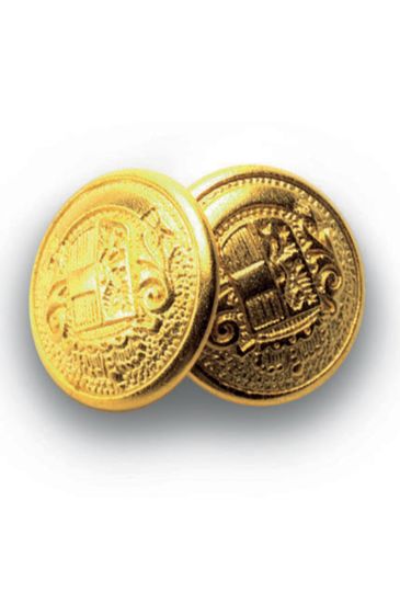 BOTTONE GEMELLO ORO+ORO CONF. 4 PZ Giallo Isacco